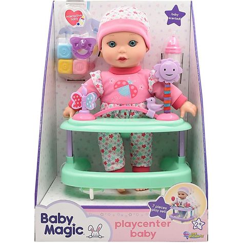 Baby Magic Doll Playcenter Set | buybuy BABY Baby Doll Play, Baby Doll Furniture, First Disney Princess, Baby Magic, Girl Bedrooms, Baby Doll Toys, Princess Toys, Baby Sounds, Buybuy Baby