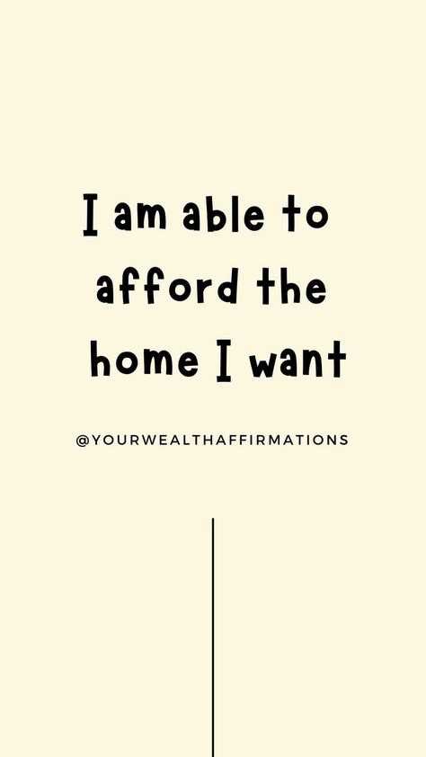 Wealth Affirmations | Money Aesthetic | Wealth Quotes Manifesting My Own Apartment, Work From Home Manifestation, Buying A House Affirmations, Manifesting Home Ownership, Manifesting Dream Home, Career Affirmations Law Of Attraction, Money Abundance Affirmations, New House Manifestation, Dream Home Affirmations