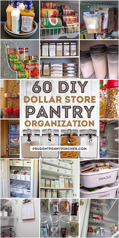 Pantry Organization Dollar Store, Canned Good Storage, Diy Pantry Organization, Pantry Organization Ideas, House Pantry, Small Pantry Organization, Organization Pantry, Snack Organizer, Dollar Store Diy Organization