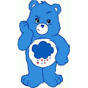 Silhouette Design Store: grumpy bear Grumpy Bear Care Bear, Kids Bedroom Wall Decals, Grumpy Care Bear, Kids Bedroom Boys, Care Bear Party, Grumpy Bear, Kids Bedroom Walls, Wall Decals For Bedroom, Room Decor Wall