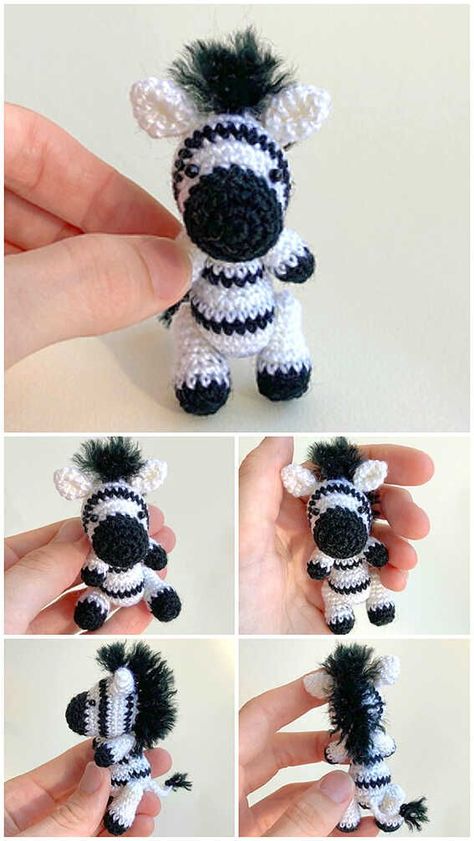 Crochet Zebra Pattern, Crochet Zebra, Crochet Baby Mobiles, Crochet Plushies, Crochet Animals Free Patterns, Crochet Amigurumi Free Patterns, Crochet Amigurumi Free, Free Amigurumi Patterns, Crochet Fall