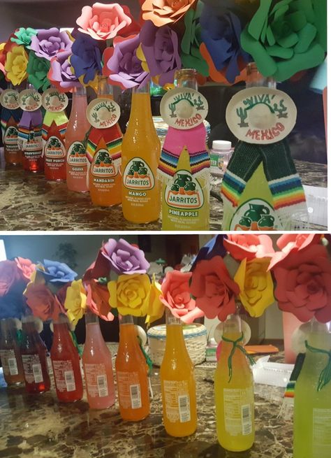 Jarritos Paper Bouquet Centerpieces Mexican Baby Shower, Party Image, Mexican Birthday Parties, Mexican Babies, Mexican Party Decorations, Mexican Fiesta Party, Fiesta Birthday Party, Mexican Birthday, Tacos And Tequila