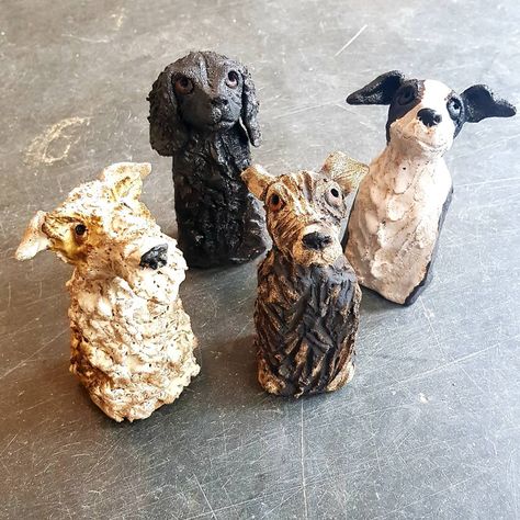 Jane Adams on Instagram: “Do you fancy learning how to make a pottery dog..or cat or just learning how to hand build all sorts of ceramics? Pottery classes are…” Dog Pottery Art, Pottery Dog, Dog Pottery, Jane Adams, Boho Dog, Pottery Animals, Ceramic Dog, Clay Stuff, Slab Pottery