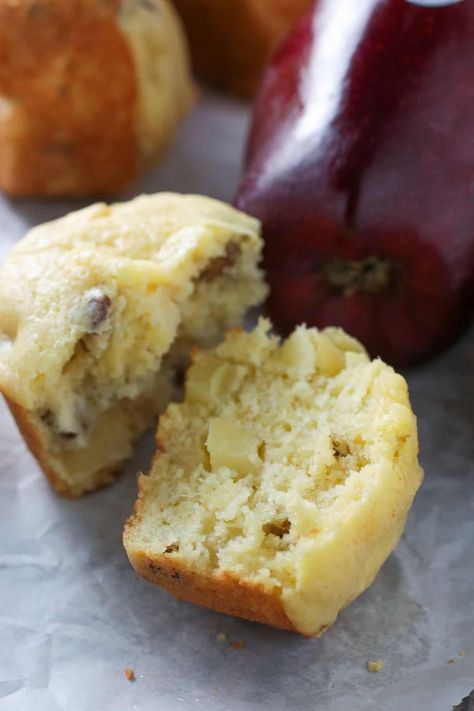 Apple Cornbread Muffins | Apple Cornbread, Cornbread Muffins, Muffin Pans, Foodie Friends, Chopped Pecans, Quick Bread, Muffin Recipes, Pecans, Cornbread