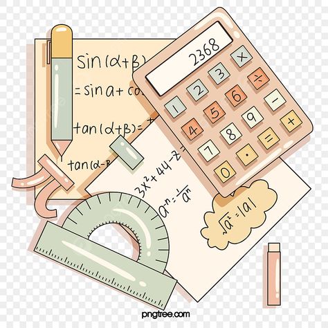 Maths Related Pictures, Mathematics Art Drawing, Math Doodle Art Ideas, Maths Illustration, Math Design Ideas, Matematicas Aesthetic, Math Lettering Design, Mathematics Drawing, Maths Clipart