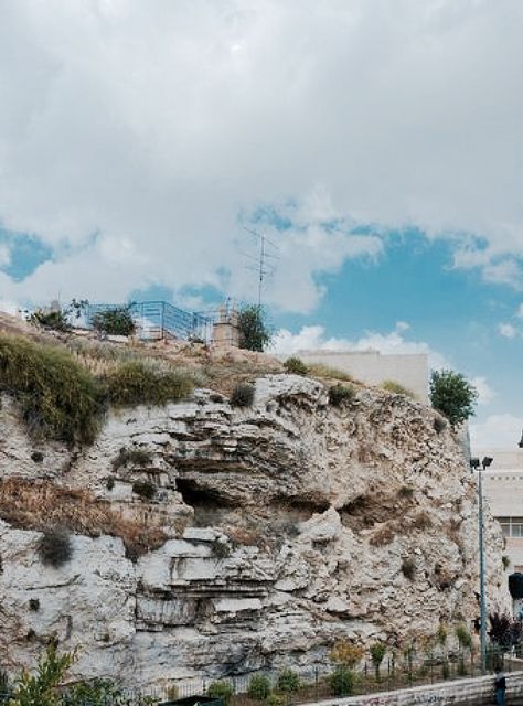 Golgotha, Jerusalem. (The Hill of Calvary) Calvary Hill, Jesus Movie, Biblical Paintings, Government Shutdown, Jesus Images, Latter Day Saints, The Hill, Poster Board, Travel Poster