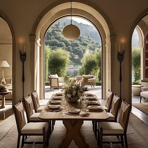 Italian Villa Decor, French Colonial Style, Tuscan Interior, Modern Tuscan, Countryside Home, Tuscan Style Homes, Tuscan Countryside, Tuscany Villa, Tuscan Villa