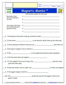 FREE Differentiated Worksheet for The Magic School Bus - Rides Again * - Magnetic Mambo - Episode FREE Differentiated Worksheet / Video Guide Magnets Worksheet, Science Word Wall, The Magic School Bus, 7th Grade Science, Special Needs Students, Magic School Bus, Word Bank, Bus Ride, Magic School