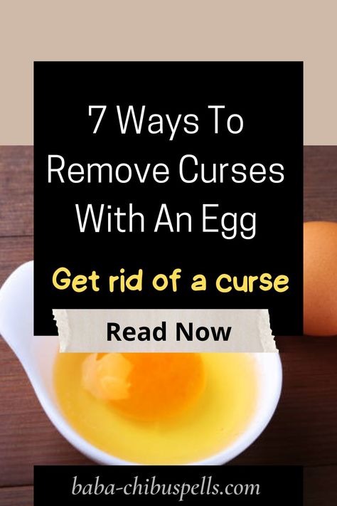 7 Ways To Remove Curses With An Egg Egg Cleansing Ritual, Banish Negativity, Curse Removal, Lemon Scrub, Cleansing Rituals, Hearing Voices, Feeling Drained, Ritual Bath, Spell Caster