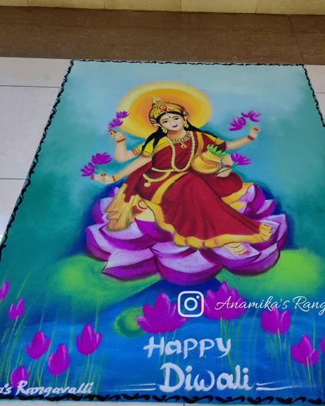 Due to popular demand, reposting my Maa Laxmi Rangoli! 🌸 Blessed to receive so many messages asking to see this again. May the divine energy of Maa Laxmi fill your homes with abundance and peace. 🙏✨" #MaaLaxmiRangoli #DivineRepost #Blessings #RangoliArt #FestiveVibes #LakshmiBlessings Laxmi Rangoli, Diy Diwali Lanterns, Maa Laxmi, Diwali Lantern, Diwali Diy, Divine Energy, Happy Diwali, Rangoli Designs, The Divine