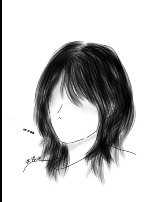 Wolf Cut Hair Drawing, Mullet Layers, Anime Haircuts Women, Anime Haircut, Short Hair Tomboy, Girls Short Haircuts, Hair Color Chart, Asian Short Hair, Girl Haircut