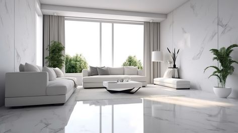 Grey Living Room Decor White Marble Tile Flooring With Furniture For A#pikbest#Backgrounds#Others White Modern Living Room, Grey Living Room Decor, Living Room Decor White, Marble Tile Flooring, White Marble Tile Floor, Room Decor White, Marble Living Room, Modern White Living Room, Natural Tile