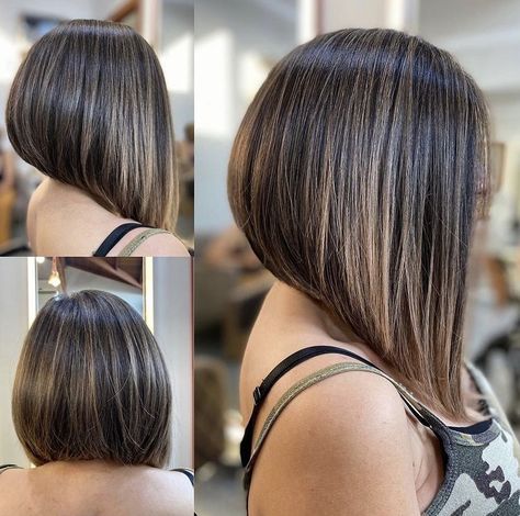 Shoulder Length Aline Bob, Woman’s Medium Haircut, A Line Bob Medium, Very Long Bob, Tan Skin Blonde Hair, Inverted Bob Haircuts, Angled Bob Haircuts, Angled Bob Hairstyles, Trendy Bob Hairstyles