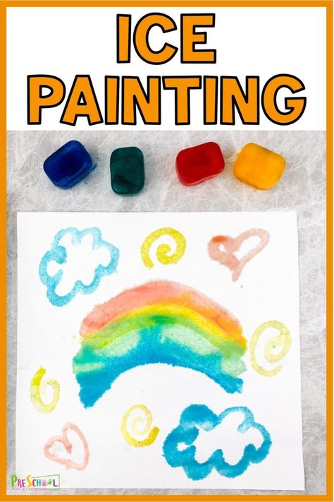 Looking for a fun summer activity for preschoolers, kidnergartners, toddlers, and more? Try ice painting! Let us tell you what ice cube painting is, why it's not only fun but a great sensory activity for kids, and give you some practice advice too! Let's start talking about watercolor ice cube painting! Ice Cube Painting Preschool, Painting Preschool, Cube Painting, Ice Cube Painting, Summer Preschool Activities, Ice Painting, Activity For Preschoolers, Science Crafts, Summer Preschool