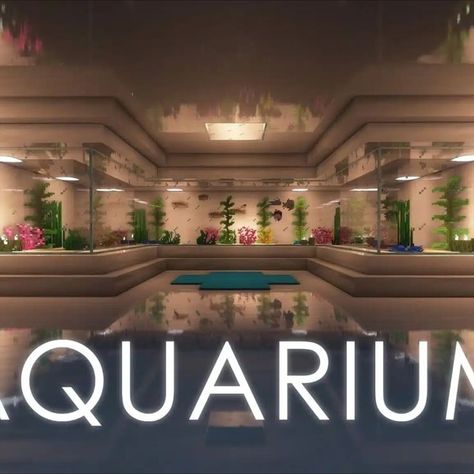 Are you searching for an aquarium build in Minecraft that will perfectly align with your modern builds? Then this Lavish Axolotl Aquarium in Minecraft is perfect for you! It features a stunning display of lighting effects and of course, top it off with an amazing shader, and you'll be able to have your own impressive aquarium in Minecraft. Check it out now! Credits to : PixieBuild Aquarium In Minecraft, Minecraft Design Ideas, Minecraft Aquarium Ideas, Minecraft Aquarium, Garden Minecraft, Minecraft Light, Build In Minecraft, Aquarium Craft, Minecraft House Ideas