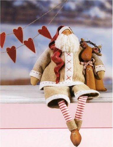 Noel Tilda | Neidir Siqueira | Flickr Santa Patterns, Santa Doll, Navidad Christmas, Primitive Dolls, Christmas Dolls, Sewing Dolls, Christmas Sewing, Noel Christmas, Father Christmas