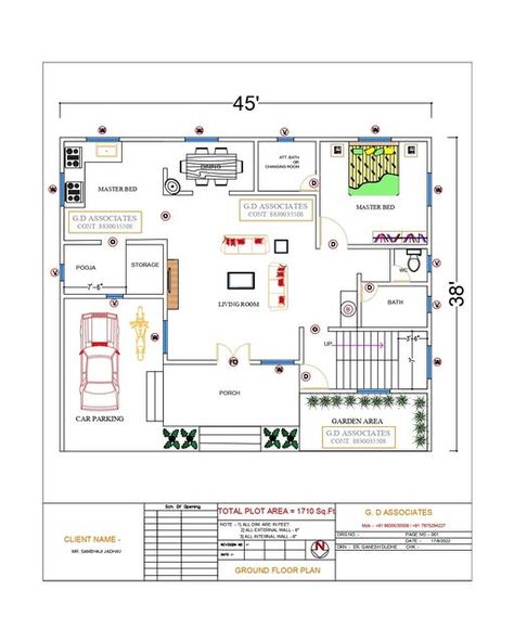 G.D ASSOCIATES. on Instagram: "1700 Sq.ft plot, north facing house plan. . . . Contact us for! | 𝐅𝐥𝐨𝐨𝐫 𝐏𝐥𝐚𝐧 | 𝟑𝐃 𝐄𝐥𝐞𝐯𝐚𝐭𝐢𝐨𝐧 | | 𝐑𝐂𝐂 𝐃𝐞𝐬𝐢𝐠𝐧 | 𝐂𝐨𝐧𝐬𝐭𝐫𝐮𝐜𝐭𝐢𝐨𝐧 𝐬𝐞𝐫𝐯𝐢𝐜𝐞𝐬 | ☎️+𝟗𝟏𝟖𝟖𝟑𝟎𝟎𝟑𝟓𝟓𝟎𝟖 𝐴 𝑐𝑜𝑚𝑝𝑙𝑒𝑡𝑒 𝑠𝑜𝑙𝑢𝑡𝑖𝑜𝑛 𝑓𝑜𝑟 𝑎𝑙𝑙 𝑦𝑜𝑢𝑟 𝑝𝑙𝑎𝑛𝑛𝑖𝑛𝑔 & 𝑑𝑒𝑠𝑖𝑔𝑛𝑖𝑛𝑔 𝑛𝑒𝑒𝑑𝑠… . . #homedesignideas #homesweethome #homeelevation #housedesigns #designerhome #houseplans #civilconstruction #architects #architecture #civilenginee North Facing House Plan, Rcc Design, North Facing House, 3d Elevation, Building Elevation, Civil Construction, Ground Floor Plan, Construction Services, House Elevation