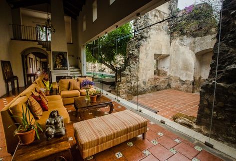 Hotel Cirilo, Antigua Guatemala Mayan Civilization, Lake Atitlan Guatemala, Small Boutique Hotels, Antique House, Guatemala Travel, Lake Atitlan, Casas Coloniales, Colonial Architecture, Luxury Boutique Hotel