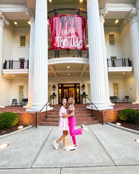 #bama #phimu #biglittle Bama Rush, Go Greek, Phi Mu, Sorority Recruitment, Bid Day, Big Little, Sorority, Alabama, Rush