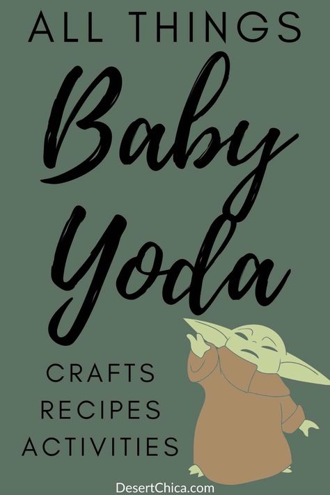 Looking for a fun new Baby Yoda, aka Grogu idea? Check out this list of printable activities, crafts and recipe ideas featuring everyone's favorite Star Wars 'Child'. Baby Yoda Birthday Party | Baby Yoda Cricut | DIY Baby Yoda | Baby Yoda Treats Grogu Baby Shower Theme, Baby Yoda Baby Shower Theme, Baby Yoda Baby Shower Ideas, Baby Yoda Cricut, Yoda Cricut, Star Wars Activity Sheets, Diy Baby Yoda, Baby Yoda Birthday Party, Yoda Birthday Party