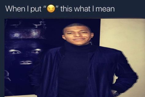 Kylian Mbappé Kylian Mbappe Meme, Mbappe Selfie, Kylian Mbappe Funny, Mbappe Pfp, Mbappe Funny, Football Jokes, Soccer Boyfriend, Funny Football, Soccer Memes