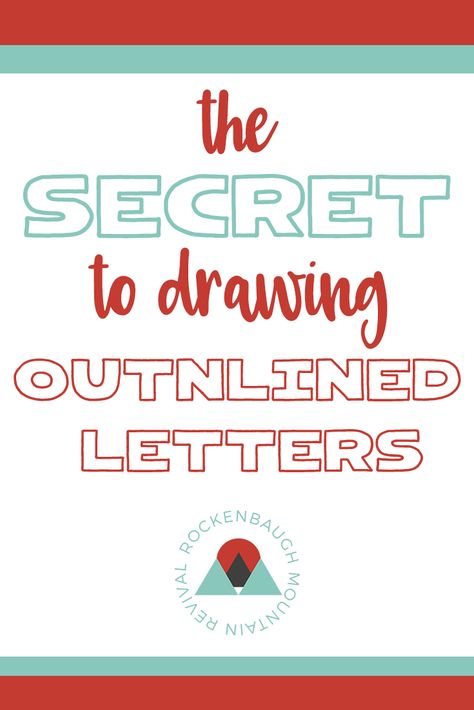 Have you ever seen words that look like the letters are outlined or 3 dimensional? And then you try to draw them yourself and you just can’t get them to look right? The video tutorial included in this blog post will give you the secret to making your outlined or 3D letters look great! Outline Letters, Bible Journaling Supplies, Fun Fonts, Banner Drawing, Faux Calligraphy, Drawing Course, Christian Resources, 3d Letters, Journaling Ideas