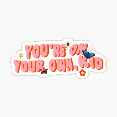 Taylor Swift Stickers for Sale | Redbubble Aesthetic Barbie Pfp, Youtube Poster, You're On Your Own Kid, Taylor Swift Stickers, Sticker Design Inspiration, Cute Laptop Stickers, Taylor Swift Posters, Music Stickers, Taylor Swift Lyrics