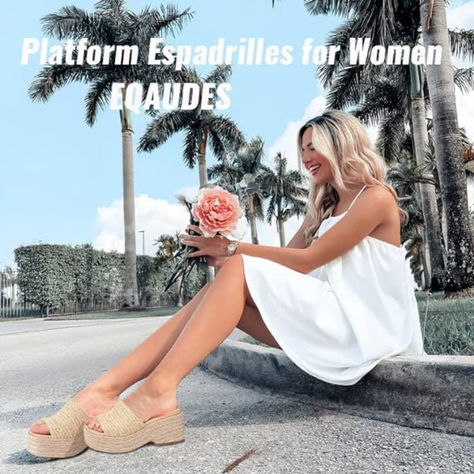 20% OFF - ACT NOW!!
Open toe platform sandals, espadrille platform wedges, braided jute platform sandals, non-slip sole, soft PU leather insole, dressy sandals for women summer offer your feet cool and comfort for the whole day.
Espadrille platform wedges, braided jute platform sandals, non-slip sole, soft PU leather insole, dressy sandals for women summer offer your feet cool and comfort for the whole day. Espadrilles Outfits, Wash Shoes, Women Wedges, Dressy Sandals, Slip On Espadrilles, Espadrilles Platform, Platform Espadrilles, Crochet Shoes, Espadrille Sandals