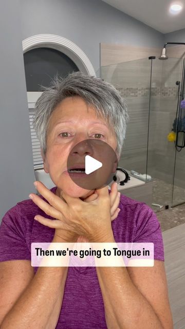 Nicholle Roberson - FACEit on Instagram: "This is an incredible exercise to help with double chin, saggy jawline asymmetry in the jawline, saggy neck, etc. check with your healthcare practitioner before starting this if you are under their care for your jaw. everybody usually has one side of the mouth that’s a little tighter than the other. This helps to relieve that tension and create more balance in the face.

#FACEit #FACEitjax #nikkisquicktips #faceyoga #esthetician #fasciastretching #jacksonvilleflorida #neptunebeach #holistichealthcoach #fasciarelease #nevertoolate" Fascia Stretching, Saggy Neck, Holistic Health Coach, Face Yoga, Double Chin, Jacksonville Florida, Never Too Late, Esthetician, The Face