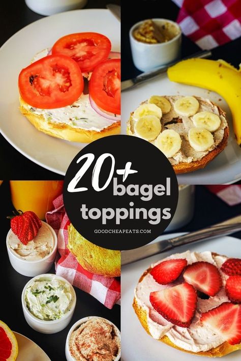 Bagels Recipe Toppings, Bagel Bar Toppings, Bagels Toppings Breakfast, Bagel Buffet Brunch, Lunch Ideas With Bagels, Bagel Bar Ideas Breakfast, Breakfast Bagels Healthy, Mini Bagel Recipes Lunch Ideas, Mini Bagel Recipes Breakfast