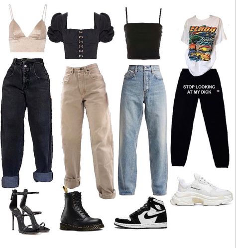 Clothes And Shoes, Wardrobe Tips, Outfits Chic, Tomboy Style Outfits, Nice Style, Causual Outfits, Swaggy Outfits, Tomboy Fashion, High Waisted Jeans