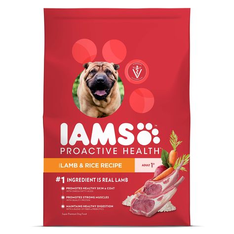 Iams Proactive Health Adult Dry Dog Food - Beef and Lamb *** To view further for this item, visit the image link. (This is an affiliate link) Iams Dog Food, Dog Kibble, Food Beef, Premium Dog Food, Food Chicken, Healthy Metabolism, Animal Protein, Strong Muscles, Healthy Digestion