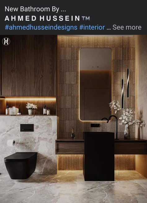 Powder Room Luxury, Unique Bathroom Ideas, Wc Design, Classy Living Room, Best Bathroom Designs, Basin Design, Modern Toilet, Unique Bathroom, Bath Room