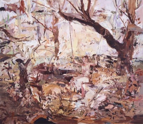 Girl on a Swing #2 - Cecily Brown | The Broad Cecile Brown, Brown Paintings, Cecily Brown, Women Painters, Women Artist, Raw Art, Artist Studios, Abstract Tree Painting, Art Foundation