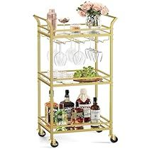 Mini Bar Cart, Small Bar Cart, Bar Serving Cart, Metal Bar Cart, Gold Bar Cart, Glass Bar Cart, Small Bar, Serving Cart, Home Bar Furniture