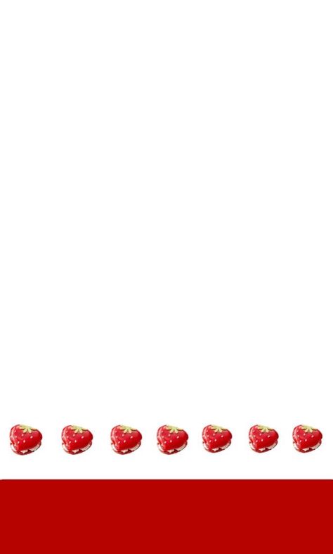 Ios Aesthetic Wallpaper, Red Ios, Red And White Wallpaper, Ios Aesthetic, Ios Themes, Iphone Theme, White Strawberry, Screen Layout, Phone Inspo