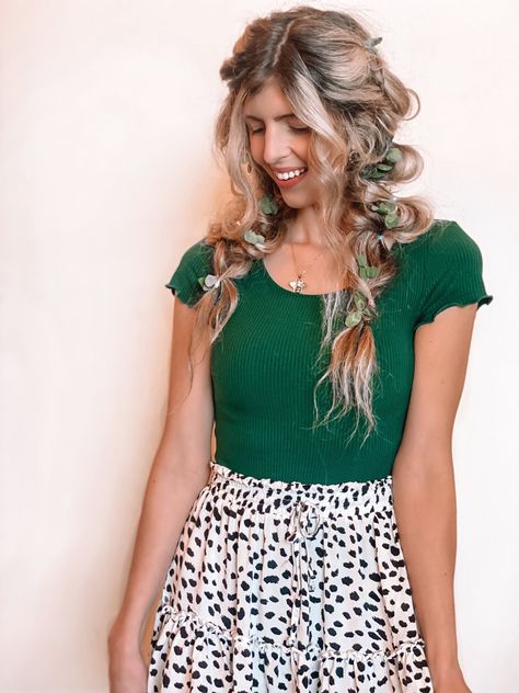 St Pattys Day Hairstyles, Saint Patrick’s Day Hairstyles, St Patrick’s Day Hairstyles, St Patrick’s Day Hair, St Patricks Day Hairstyles, St Patricks Day Hair, Blonde Hair Inspo, Hairstyles School, Day Hairstyles