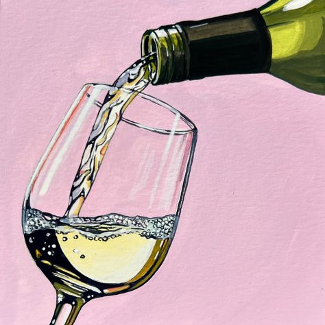 My weekend has been full of wonderful get togethers with amazing women. I can toast to that! Daily Painting Just posted in my online store (KateBirchArt.com) Link in bio! Gouache on paper Paper size 6x6 inches with small white border $125 *** please note for international orders a customs tax may be required upon delivery *** #gouachepainting #stilllifepainting #artistsoninstagram #painteveryday #colorfulart #gouache #dailypainting #dailyart #utahartist #makearteveryday #gouacheartist #... Wine Painting Ideas On Canvas, Champagne Painting, Wine Painting, Sip N Paint, Colour Pencil, Christmas Painting, Cocktail Art, Wine Art, Daily Painting