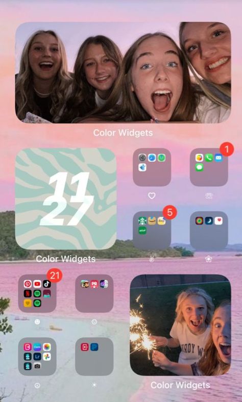 Friend Widget Ideas, Cool Ways To Set Up Your Homescreen, Ios 16 Home Screen Ideas With Friends, Iphone Home Screen Layout 2023, Cute Ways To Set Up Your Homescreen, Preppy Lockscreen Ios 16, Preppy Lock Screen Ideas, Athstetic Home Screen Layout, Home Screen Wallpapers Layout