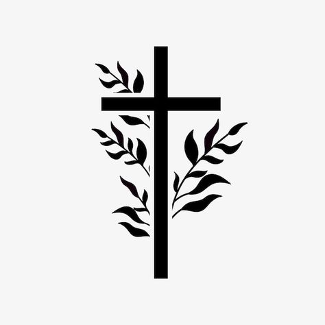 Vector diseño de funeral religioso cruza... | Premium Vector #Freepik #vector #simbolos-cristianos #santo #cruz-cristiana #crucifijo Cruz Vector, Cross Vector, Lazer Cut, Premium Vector, Tattoo Designs, Cricut, Drawings, Design