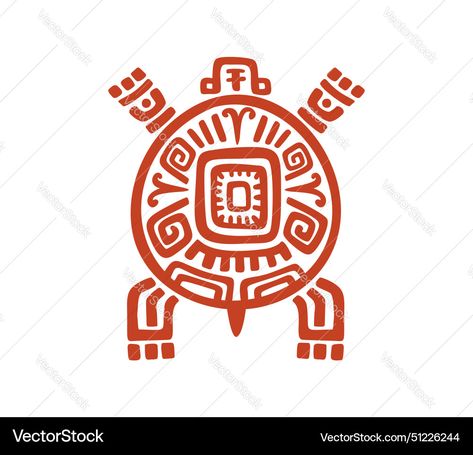 Aztec Pattern Drawing, Aztec Turtle, Mayan Totem, Ethnic Tattoo, Mayan Tattoos, Mayan Symbols, Ancient Egypt History, Aztec Tattoo, Egypt History