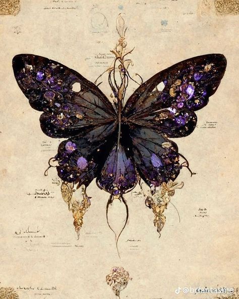 Mythical Butterflies, Butterfly Wings Drawing, Fantasy Butterflies, Fantasy Butterfly, Blood Wallpaper, Whimsical Art Journal, Butterfly Artwork, Butterfly Art Painting, Dragonfly Art