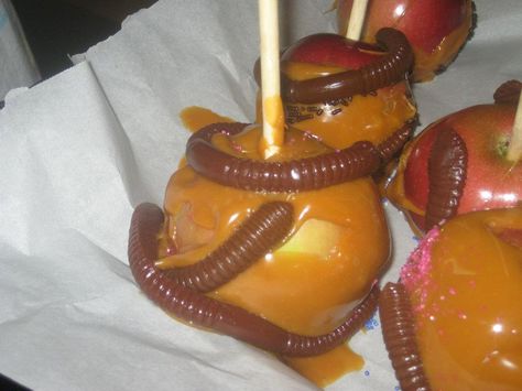 "Rotten caramel apples" http://www.orientaltrading.com/realistic-gummy-earthworm-candy-a2-25_5380-11-1.fltr?xsaleSku=13617814 Rotten Candy, Ghost Girl, Earthworms, Candy Apple Red, Book Characters, Caramel Apples, Pumpkin Pie, Charlie Brown, Apples