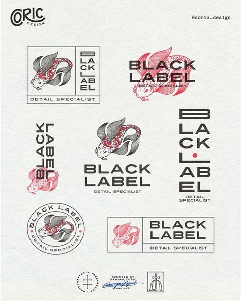 Japanese Label Design, Graphic Design Labels, Japanese Logo Design Inspiration, Street Brand Logo, Japanese Branding Design, Japanese Design Graphic, Japan Logo Design, Asian Logo Design, Japanese Logos