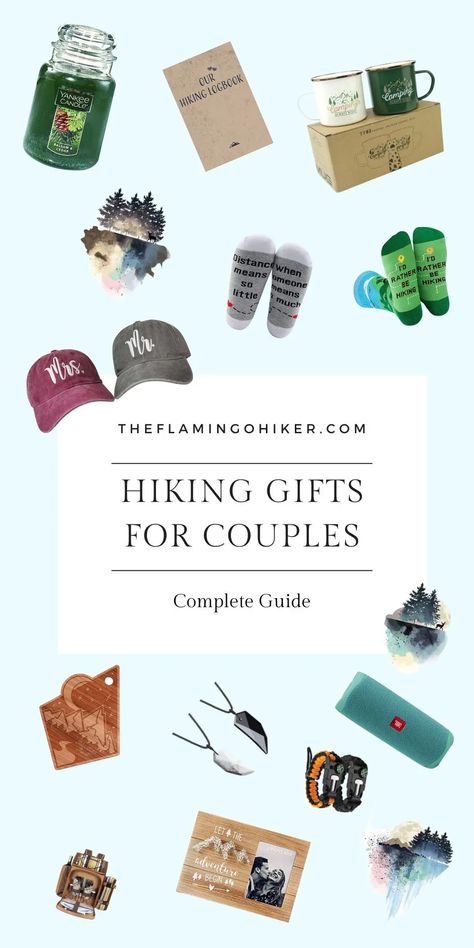 HiWhether you are looking for gift ideas for a wedding, an anniversary for an outdoorsy couple or simply for Valentine’s Day presents that work for both of you here is a selection of hiking gifts for couples. From personalised gifts to home decorations and souvenirs, there is something for every couple. Hiking Gifts for Couples | Couples Hiking Gifts | Hiking Couples Gifts | Hiking Valentines Gift Ideas | Hiking Boyfriend, Hiking Couples, Hiking Couple, Couple Gifts Basket, Outdoorsy Couple, Hiker Gifts, Hiking Essentials, Gifts For Couples, Hiking Gifts