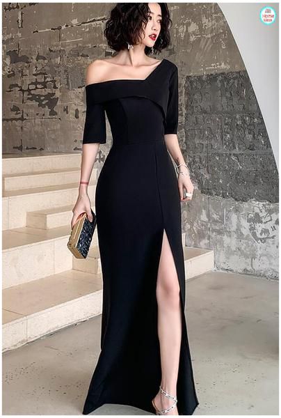 Black Dresses Classy, Color Rush, Black Dress Formal, Kleidung Diy, فستان سهرة, Prom Outfits, Gala Dresses, Health Articles, Glam Dresses