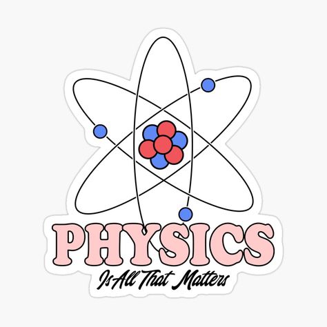 Science Posters, General Physics, Medical Stickers, Science Puns, Science Stickers, Gorillaz, Printable Stickers, Transparent Stickers, Science And Technology