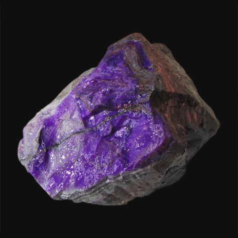 Gel Sugilite on matrix from Kalahari Manganese Fields Minerals Crystals Rocks, Gemstones And Crystals, Geology Rocks, Pretty Rocks, Beautiful Rocks, Mineral Stone, Minerals And Gemstones, Rocks And Gems, Gem Stones