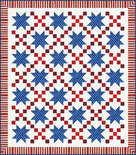 Flag Quilts, Valor Quilts, Stripes Quilt, American Flag Quilt, Free Motion Quilting Patterns, Flag Quilt, Blue Quilt, Striped Quilt, Quilt Care