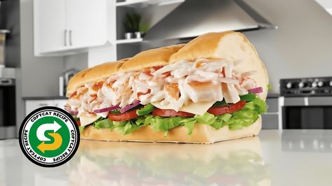 Subway Seafood Sensation Recipe Subway Seafood Sensation Recipe, Pescatarian Diet, Tres Leches Cake Recipe, Classic Sandwich, Seafood Recipe, Seafood Salad, Dumpling Recipe, Broccoli Beef, Meal Deal